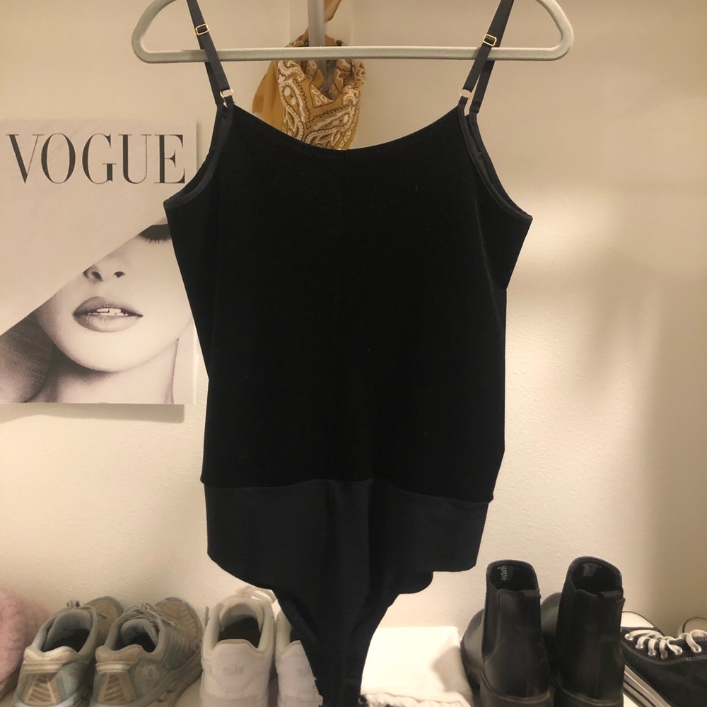 Black Velvet Bodysuit